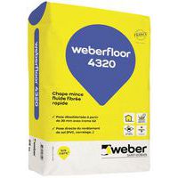 Argamassa para chapa rápida e fina – Weberfloor 4320 – 25 kg