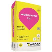 Argamassa de acabamento de betão – Webermur fina – 25 kg