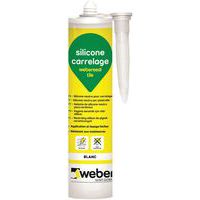 Mástique de silicone para tijoleira – Weberseal tile – 300 ml