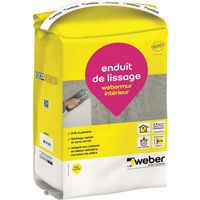 Revestimento de alisamento para paredes interiores – 4 kg – Weber