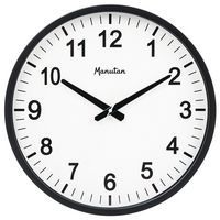 Relógio de parede analógico quartzo Ø 40 cm - Manutan Expert