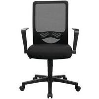 Cadeira de escritório ergonómica – Preto – Eurostar 100