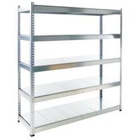 Estante de cargas pesadas Manutan Rapid 1 – prateleira integral em metal - Manutan Expert