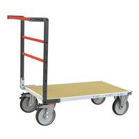 Carro com espaldar fixo e plataforma em MDF – capacidade de 600 kg – FIMM