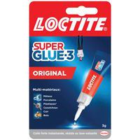 Cola de cianoacrilato Super Glue 3 – líquida – 3 g – Loctite