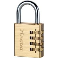 Cadeado com combinação e acabamento em latão – Master Lock