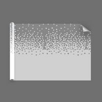 Película decorativa fosca com padrão de pixéis degressivos – Luminis
