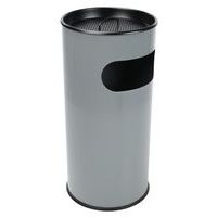 Caixote de lixo/cinzeiro com abertura – 30 L ou 50 L - Manutan Expert