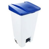 Caixote de lixo móvel com pedal – Ergonómico – Separação seletiva – 120 L - Manutan Expert