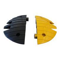 Terminais para bandas sonoras para veículos pesados – preto/amarelo – 50 toneladas – Viso