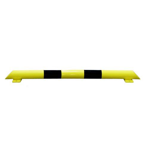 Batente de proteção em aço preto/amarelo – Viso