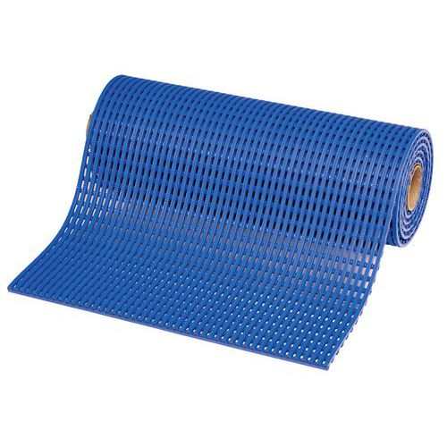 Tapete gradeado de PVC antibacteriano Akwadek L 60  - Azul - Notrax
