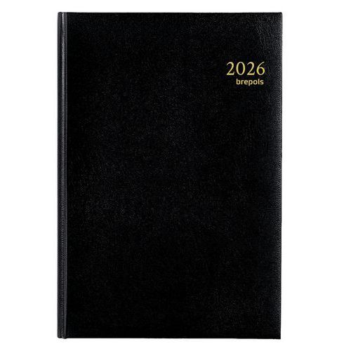 Agenda diária Minister preta 22 x 16 cm – ano 2026 Agenda diária Minister preta 22 x 16 cm – ano 2026
