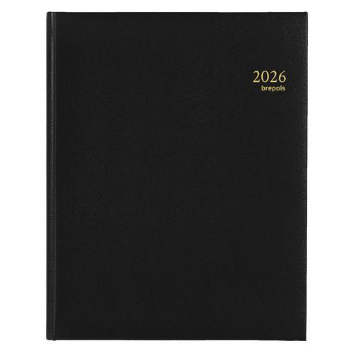 Agenda semanal Concorde preta – 21 x 27 cm – ano 2026 Agenda semanal Concorde preta – 21 x 27 cm – ano 2026