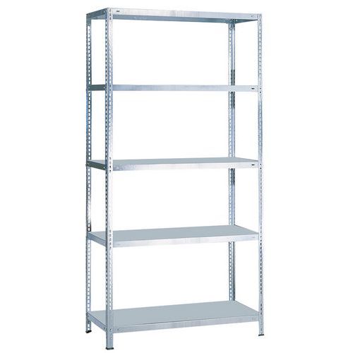 Estante em chapa integral Quick-Fix Plus – 2000 mm de altura – 1000 mm de largura - Schulte