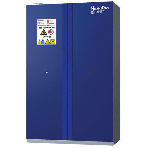 Armário alto para bateria lítio – 2 portas – Manutan Expert