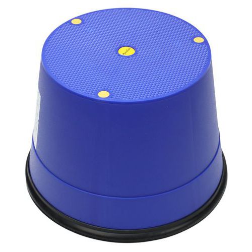 Miniescadote móvel em polipropileno - 1 degrau - Manutan Expert