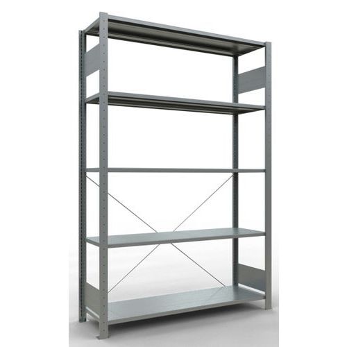 Estante leve Easy-Fix – face simples – A. 2000 mm – galvanizada – Schulte
