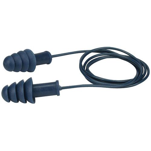 Tampões auriculares detetáveis e reutilizáveis de 30 dB com cordão – PIP