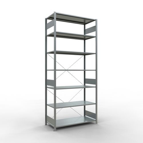 Estante leve Easy-Fix – face simples – A. 3000 mm – galvanizada – Schulte
