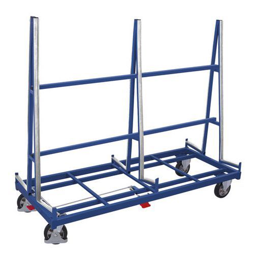 Carro porta-painéis ergonómico de dupla face – Capacidade de carga de 1200 kg