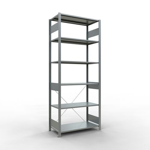 Estante leve Easy-Fix – face simples – A. 2500 mm – galvanizada – Schulte