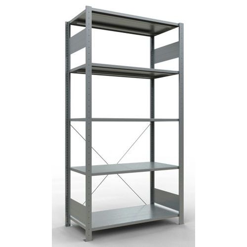 Estante leve Easy-Fix – face simples – A. 2000 mm – galvanizada – Schulte