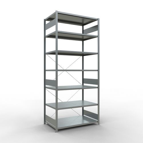 Estante leve Easy-Fix – face simples – A. 3000 mm – galvanizada – Schulte