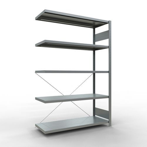 Estante leve Easy-Fix – face simples – A. 2000 mm – galvanizada – Schulte