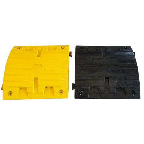 Elementos para bandas sonoras veículos pesados – preto e amarelo – Viso