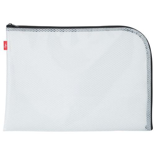 Bolsa resistente Eva Mesh branca perfurada com fecho preto – Sign