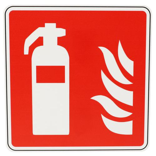 Painel de incêndio – Extintor de incêndio – PVC – Manutan Expert