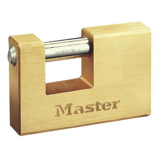 Cadeado com chave latão retangular 608EURD – Master Lock