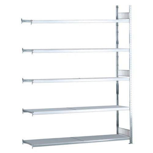 Estante de grandes dimensões Easy-Fix Plus – prateleiras galvanizadas - Schulte