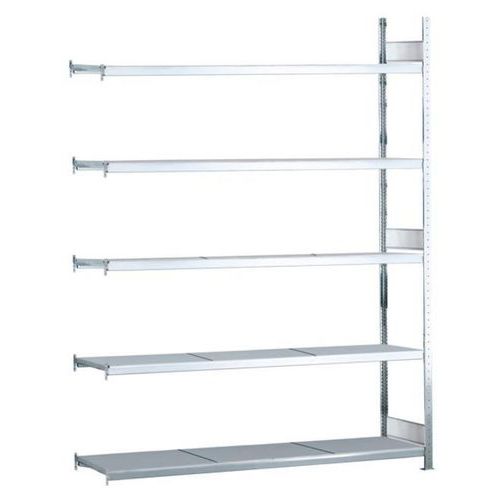 Estante de grandes dimensões Easy-Fix Plus – prateleiras galvanizadas - Schulte