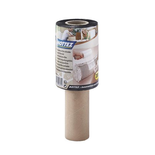 Rolo de película estirável preta – 200 m x 12,50 cm – Mottez