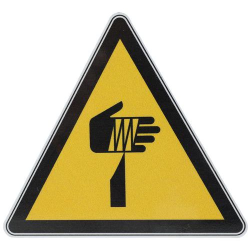 Painel de perigo Objeto cortante em alumínio – 120 mm – Manutan Expert
