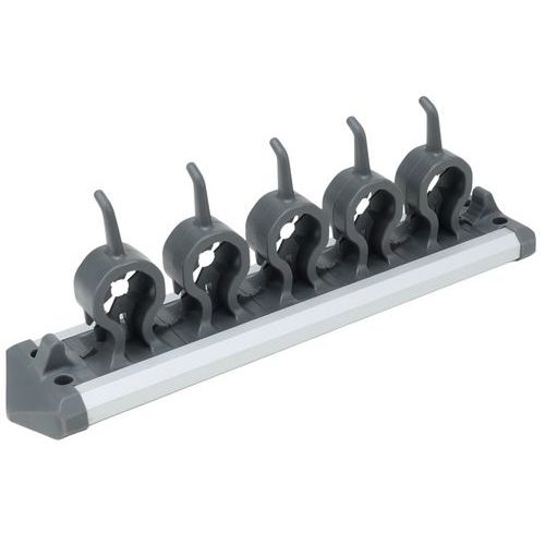 Suporte para vassouras com 5 entalhe autoaderentes - Manutan Expert