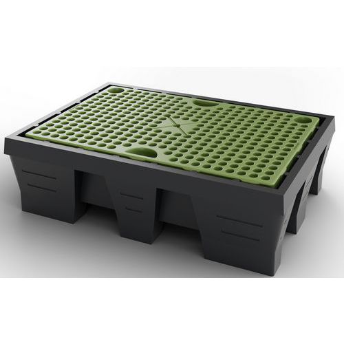 Caixa de retenção para 2 bidões, 240 L – Carbon Light