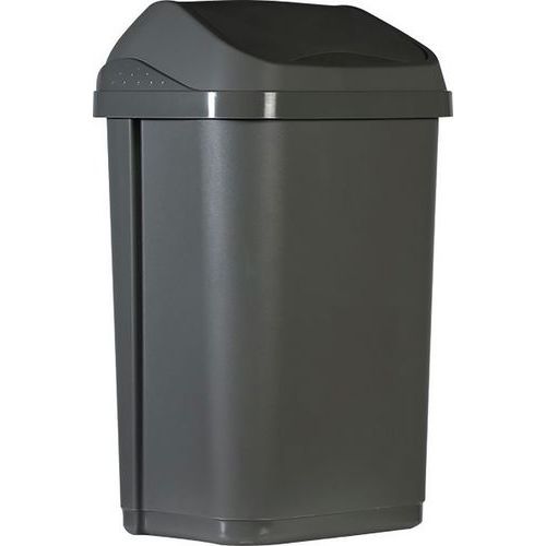 Caixote de lixo para casa de banho com tampa basculante 50 L - Manutan Expert