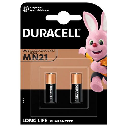 Pilha alcalina MN21 V23GA – conjunto de 2 – Duracell