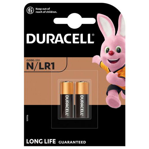 Pilha alcalina N LR1 – conjunto de 2 – Duracell