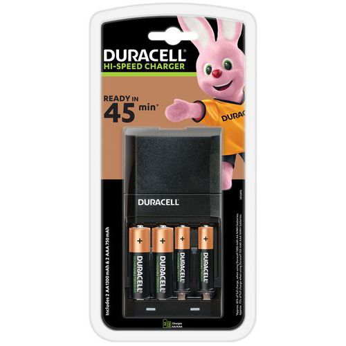 Carregador para pilhas recarregáveis de 15 minutos – CEF27 – Duracell