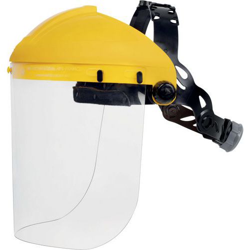 Suporte de viseira em policarbonato incolor – Delta Plus