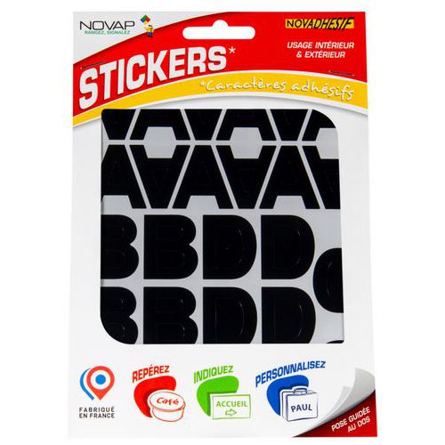 Letra adesiva para sinalética personalizável - Altura 30 mm