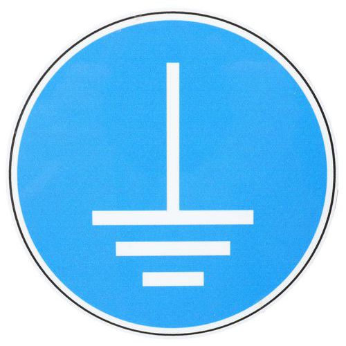 Painel de obrigação Ligação à terra em alumínio – 120 mm – Manutan Expert