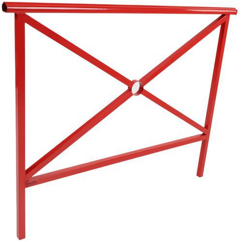 Barreira gradeada – vermelha – Manutan Expert