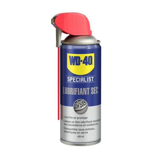 Lubrificante seco Specialist com PTFE – 400 mL – WD-40