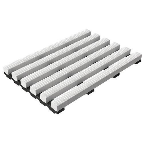 Plataforma gradeada antiderrapante para espaços coletivos Heronrib – rolo – Plastex