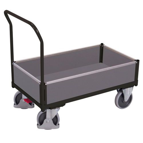 Carro ergonómico em madeira com paredes amovíveis – Capacidades de 400 e 500 kg